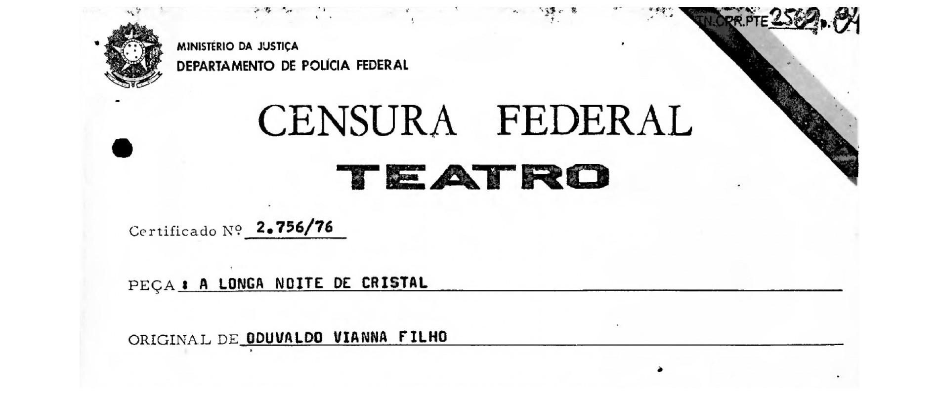 TV no palco