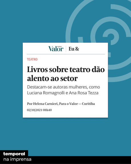 Do palco para o papel – Livros sobre teatro dão alento ao setor