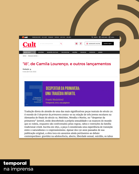 "O despertar da primavera: uma tragédia infantil"