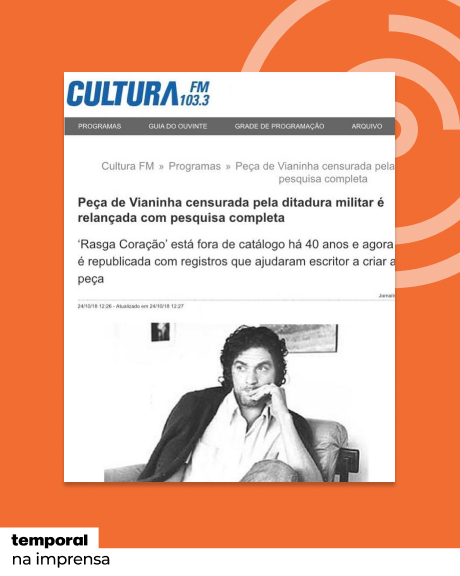 Ouça a entrevista da organizadora Maria Sílvia Betti sobre os livros Rasga coração e Dossiê de pesquisa