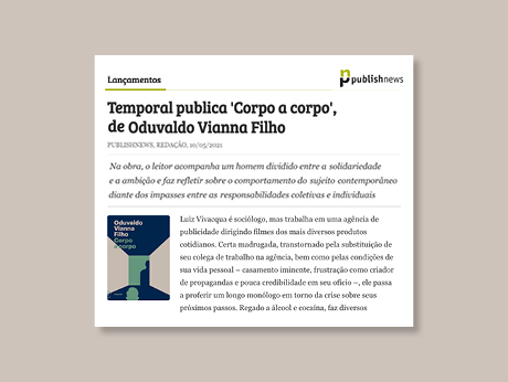 Temporal publica Corpo a corpo, de Oduvaldo Vianna Filho