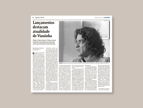 Lançamentos em livro destacam atualidade da obra teatral de Vianinha