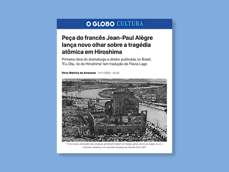 Peça do francês Jean-Paul Alègre lança novo olhar sobre a tragédia atômica em Hiroshima