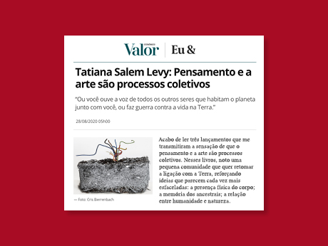 Pensamento e a arte são processos coletivos