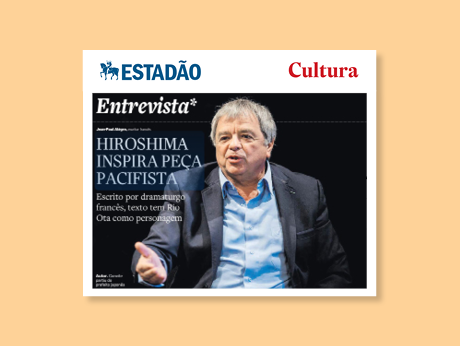"O teatro é um espelho da sociedade", diz autor de peça sobre Hiroshima